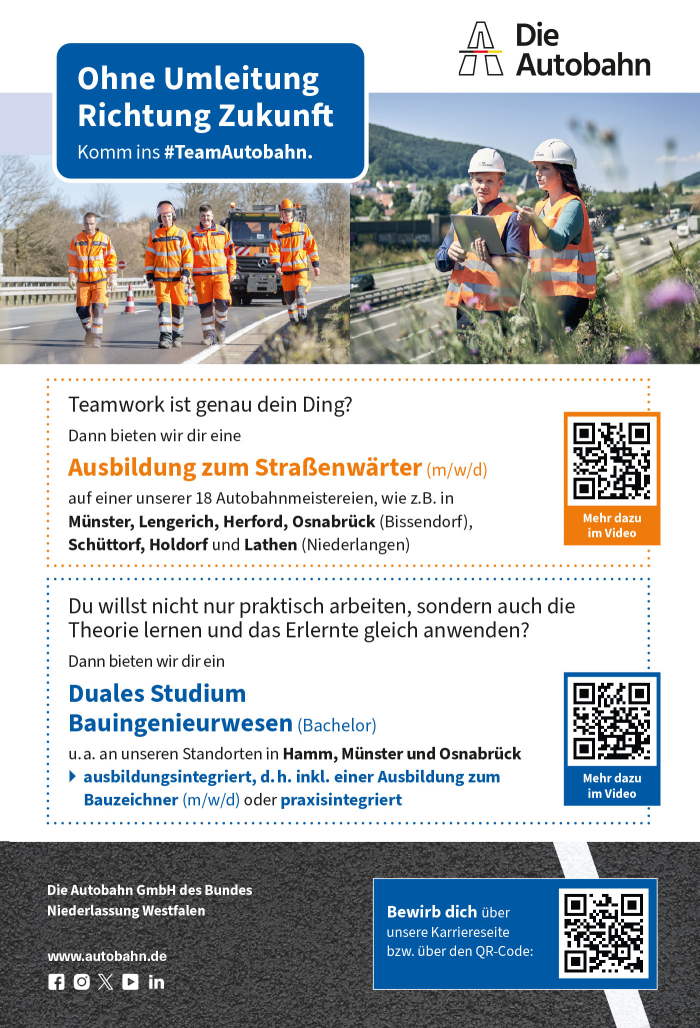 Die Autobahn GmbH des Bundes - Niederlassung Westfalen