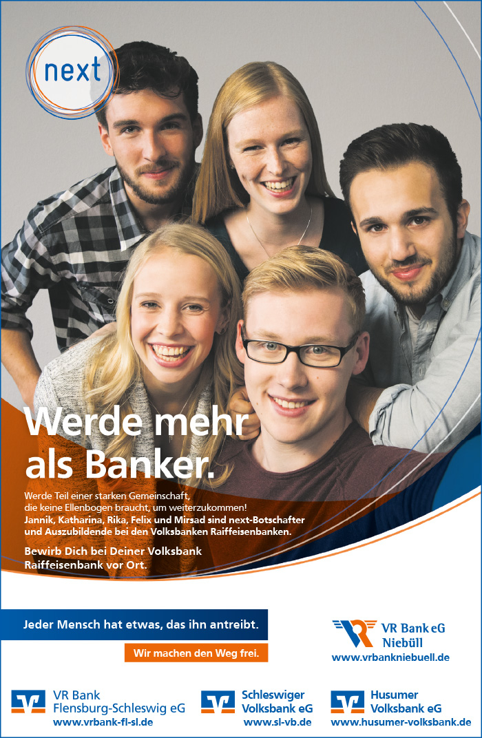 Freie Ausbildungsplatze Vr Bank Eg Niebull