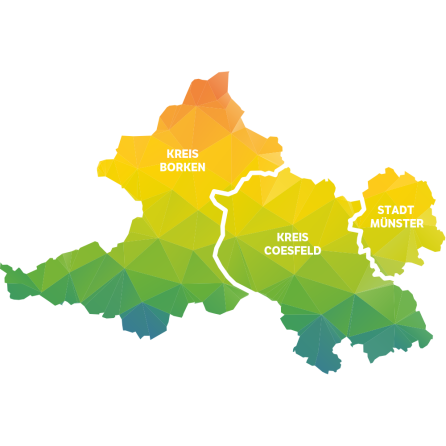 Kreis Borken, Kreis Coesfeld, Stadt Münster 2026