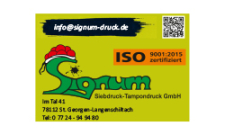 Signum Siebdruck Tampondruck GmbH