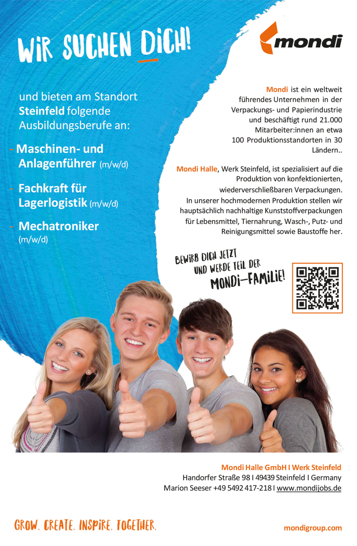 Mondi Halle GmbH, plant Steinfeld