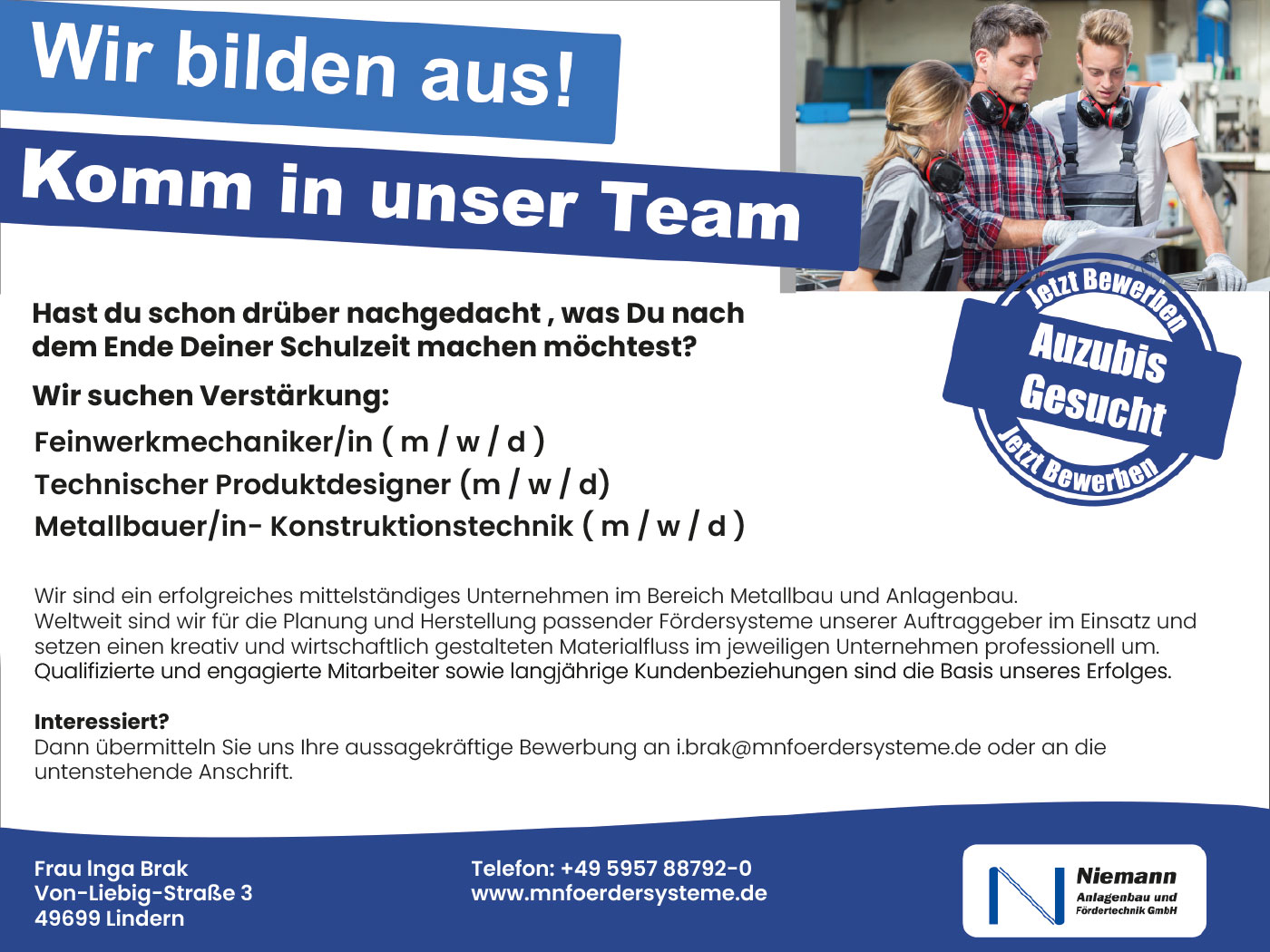 Niemann Anlagenbau und Fördertechnik GmbH