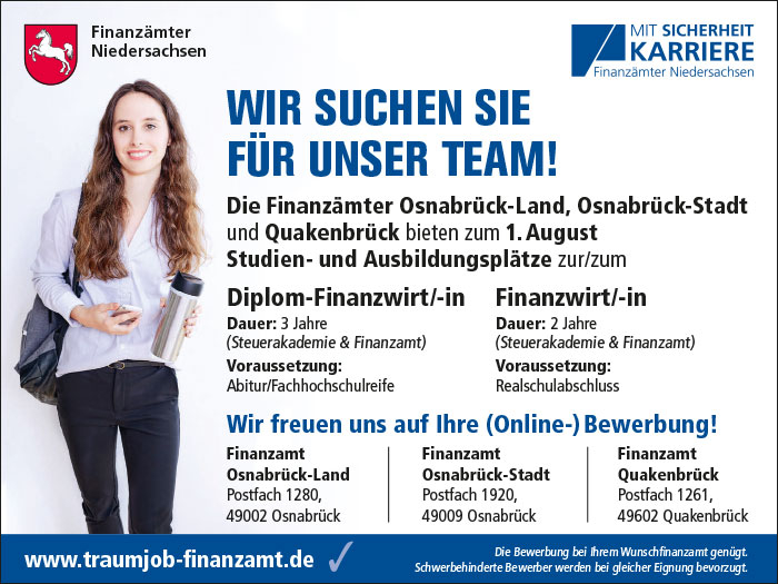 Finanzämter im Osnabrücker Land